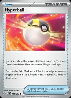 Hyperball card in German