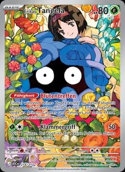 Erikas Tangela card in German