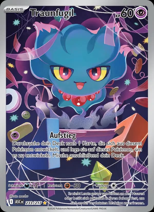 Traunfugil card in German