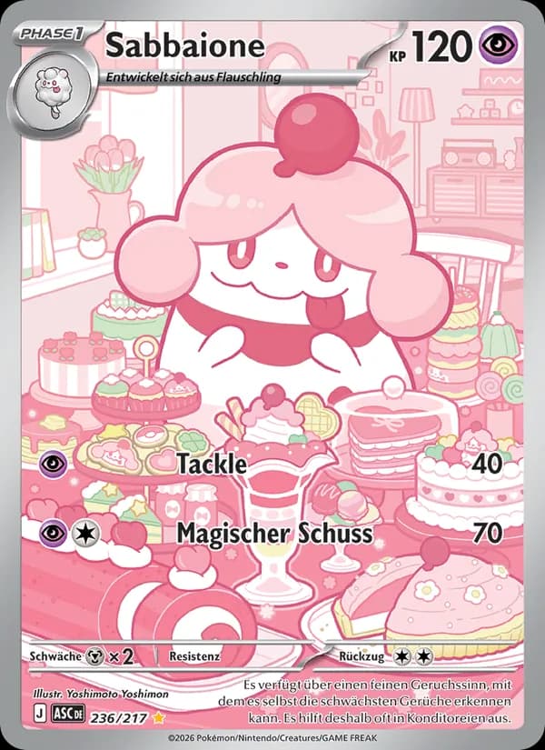 Sabbaione card in German