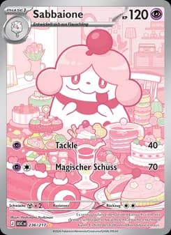 Sabbaione card in German