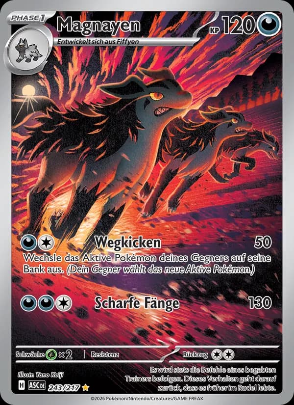 Magnayen card in German