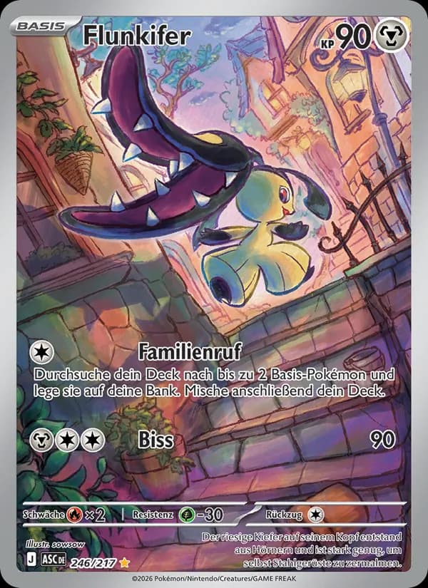 Flunkifer card in German