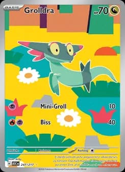 Grolldra card in German