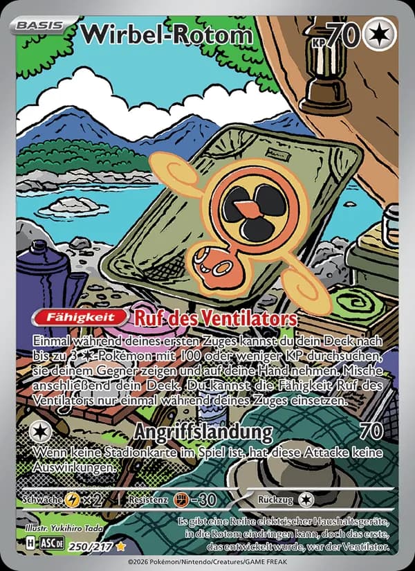 Wirbel-Rotom card in German