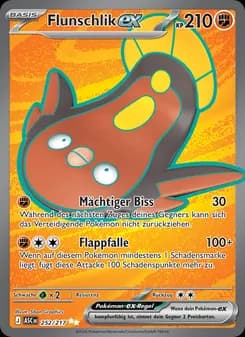 Flunschlik-ex card in German