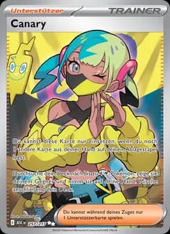 Canary card in German