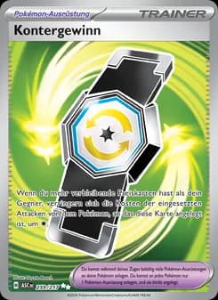 Kontergewinn card in German