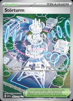 Störturm card in German