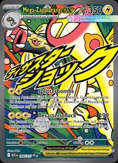 Mega-Zapplarang-ex card in German