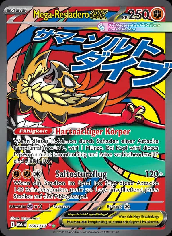 Mega-Resladero-ex card in German