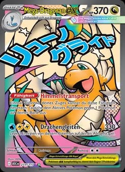 Mega-Dragoran-ex card in German