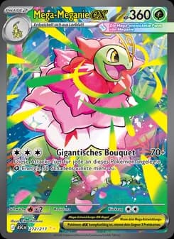 Mega-Meganie-ex card in German