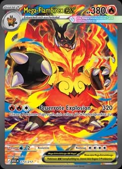 Mega-Flambirex-ex card in German