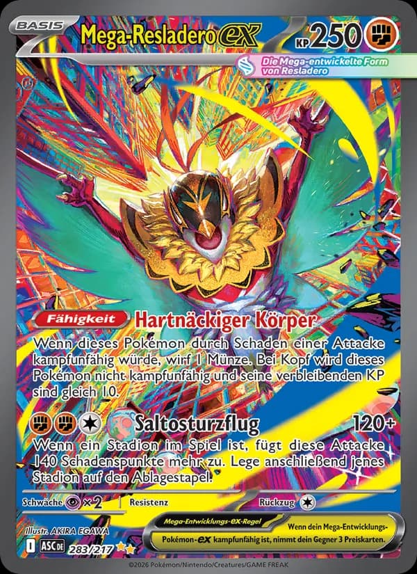 Mega-Resladero-ex card in German