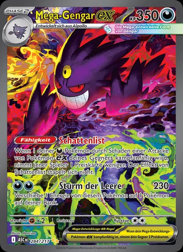 Mega-Gengar-ex card in German