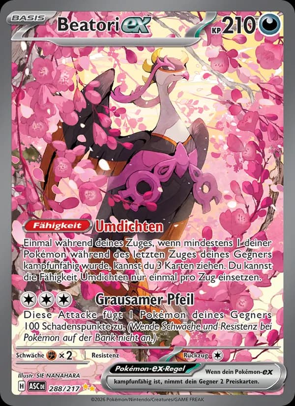 Beatori-ex card in German
