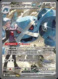 Troys Metagross-ex card in German