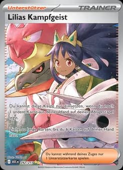 Lilias Kampfgeist card in German
