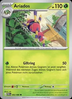 Ariados card in German