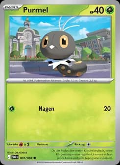 Purmel card in German
