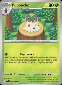 Puponcho card in German