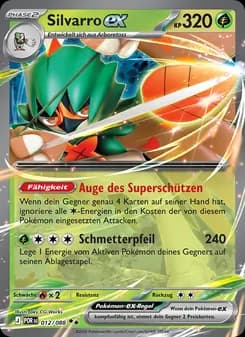 Silvarro-ex card in German