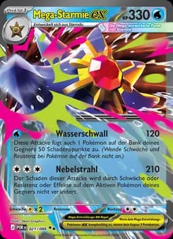 Mega-Starmie-ex card in German