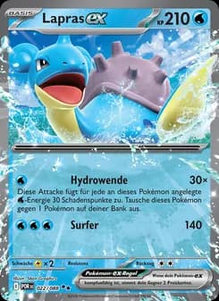 Lapras-ex card in German