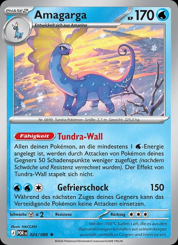 Amagarga card in German