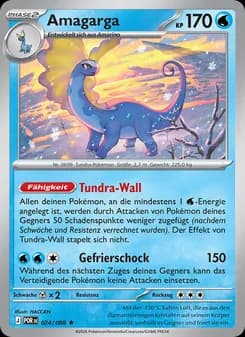 Amagarga card in German