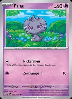 Psiau card in German