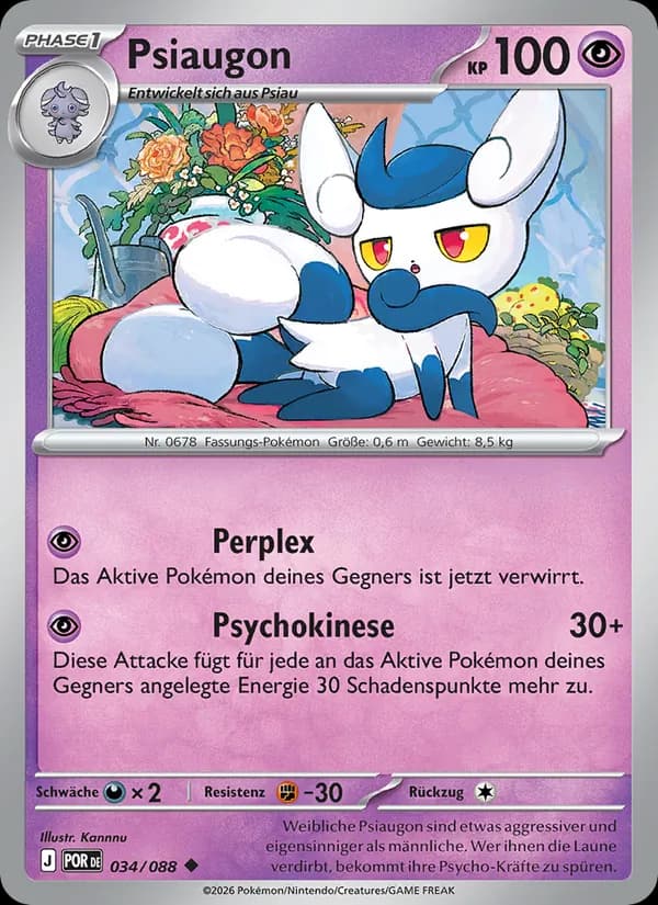Psiaugon card in German