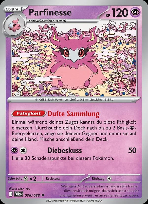 Parfinesse card in German