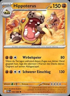 Hippoterus card in German