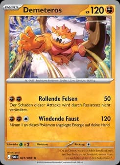 Demeteros card in German