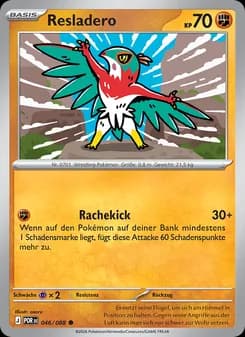 Resladero card in German