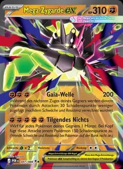 Mega-Zygarde-ex card in German