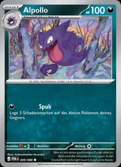 Alpollo card in German