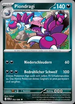 Piondragi card in German