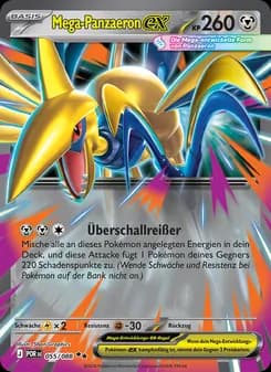 Mega-Panzaeron-ex card in German