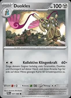 Duokles card in German