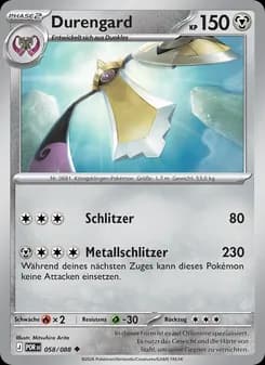 Durengard card in German