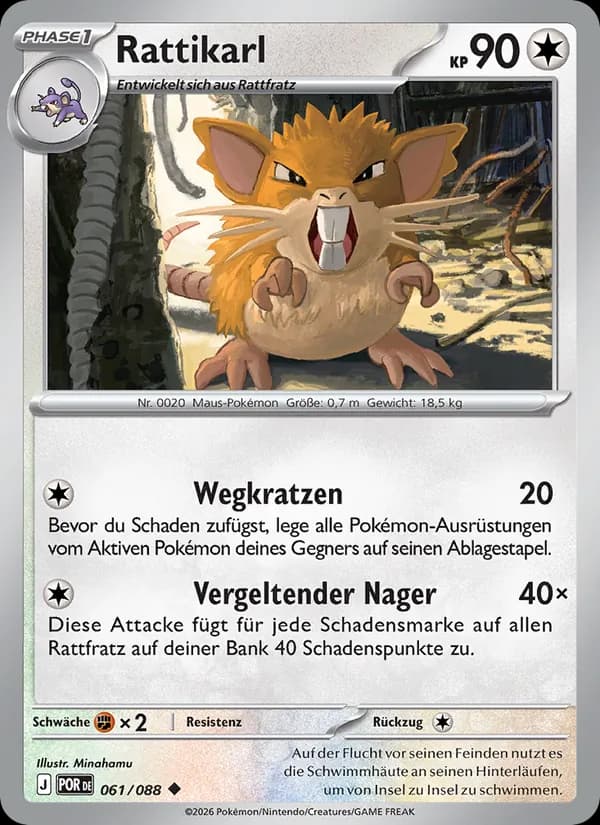 Rattikarl card in German