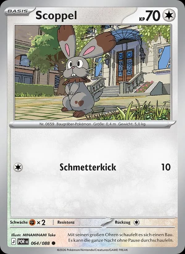 Scoppel card in German