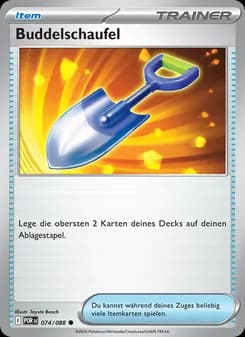 Buddelschaufel card in German
