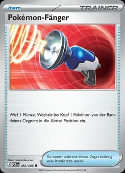 Pokémon-Fänger card in German
