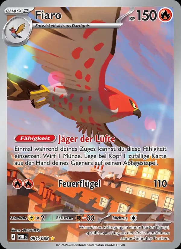 Fiaro card in German