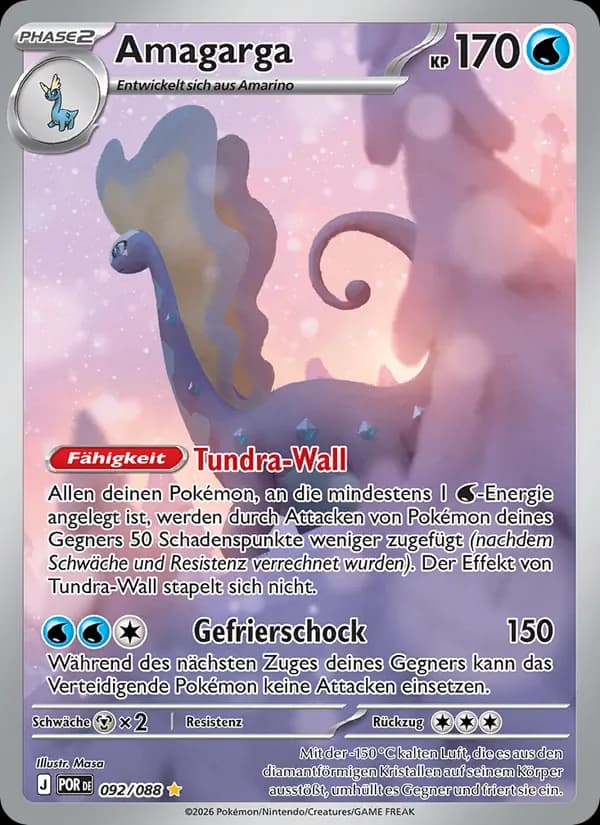 Amagarga card in German