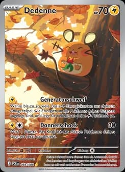 Dedenne card in German